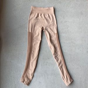 Carbon38 High Waisted Pink Mesh Leggings